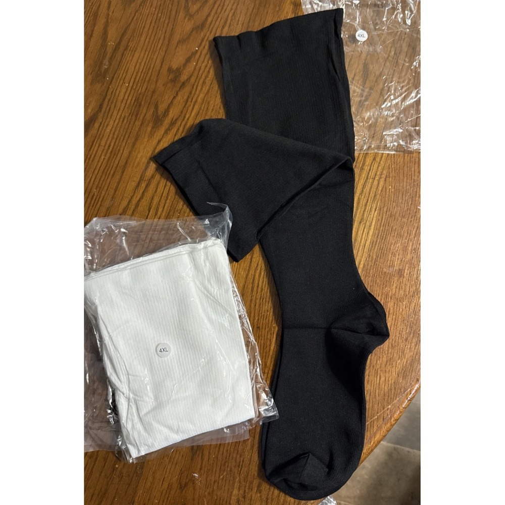 2 Pairs Compression Stockings Pressure Socks For Blood‎ Circulation Sports Socks